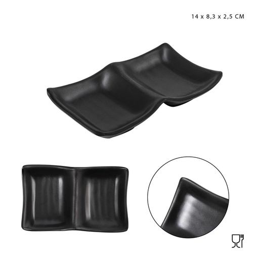 [0224504] Cuenco salsadera de melamina 14x8.3x2.5 cm - Accesorios de cocina y recipientes