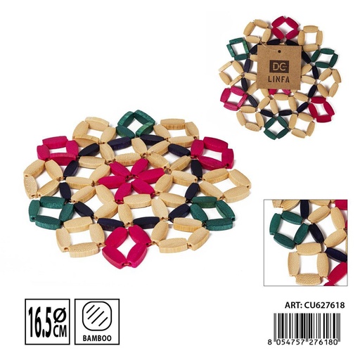 [0235328] Salvamantel de bambú 16.5cm - Accesorios para cafetera