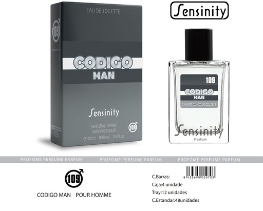 [HYS109] Perfume Man Código Pour Homme - Fragancias masculinas