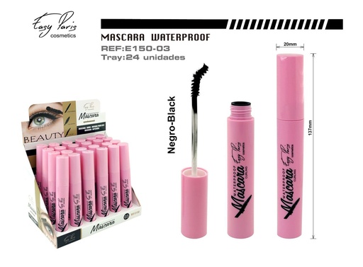 [E150-03] Máscara Rizador Negra 24/U - Maquillaje y productos para pestañas