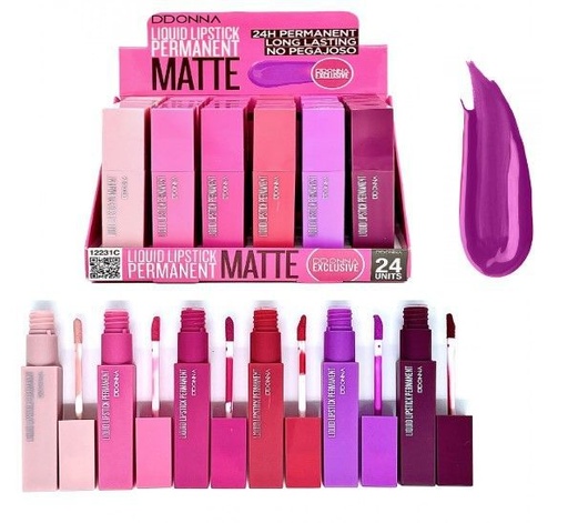 [8436045033369] Lipstick líquido permanente sin estrella 24/u - Cosméticos y belleza