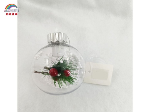 [237075] Bola de Navidad con luz LED 8CM - Artículos navideños