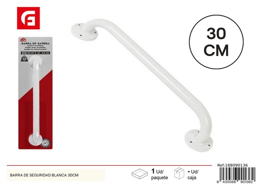 [188090136] Barras de seguridad blanca 30 cm - Accesorios de baño
