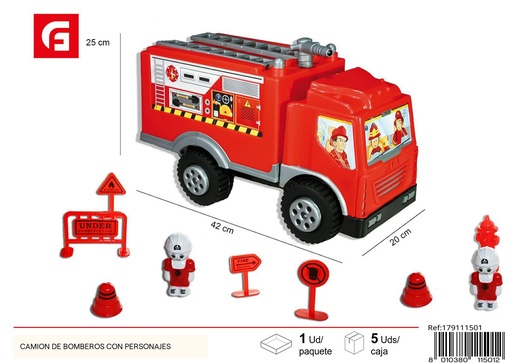 [179111501] Camión de bomberos con personajes - Juguetes