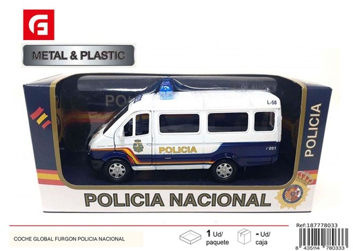 [187778033] Coche de juguete furgón policía nacional - Juguetes para niños