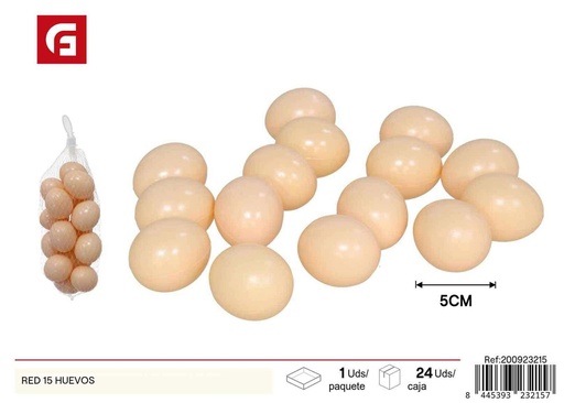 [200923215] Red para juguetes con 15 huevos - Juguetes de diversión