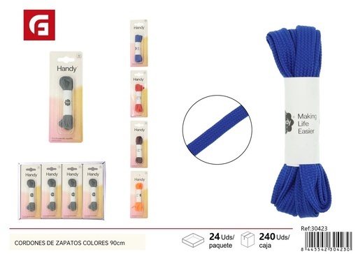[230423] Cordones de zapatos de colores 90 cm - Accesorios de calzado