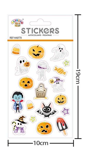 [HA9779] Sticker Decoración Halloween 10x19 cm - Sticker para decoraciones de Halloween