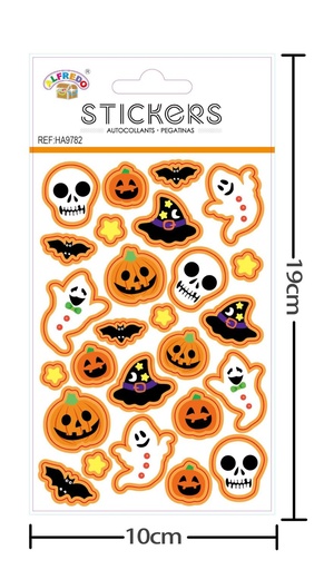 [HA9782] Sticker Decoración Halloween 10x19 cm - Sticker para decoraciones de Halloween