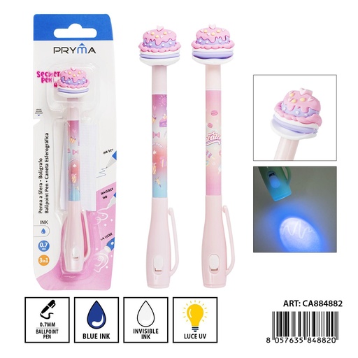 [0235770] Bolígrafo secreto tinta invisible 15 cm - Escritorio y material de escritura