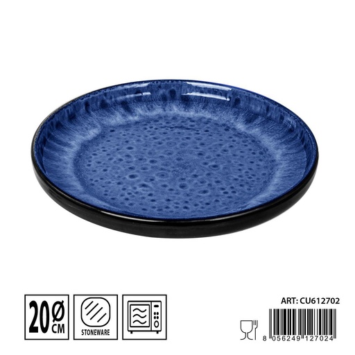 [0235920] Plato de fruta azul oscuro 20 cm - Cerámica