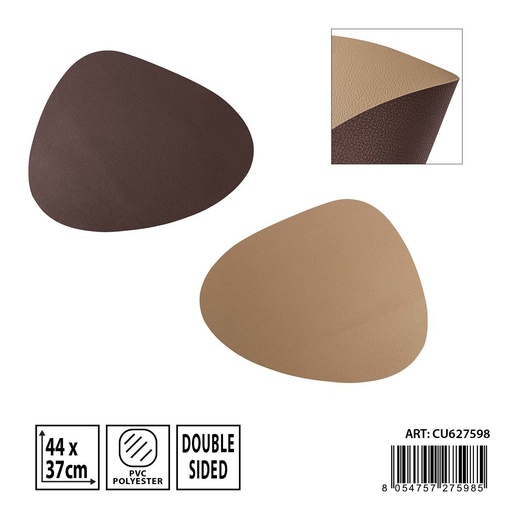 [0237726] Mantel individual triangular de PVC 44x37 cm - Accesorios para mesa