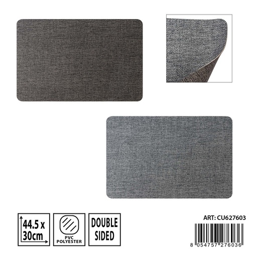 [0237731] Mantel individual rectangular de lado doble 44x37 cm - Accesorios de mesa