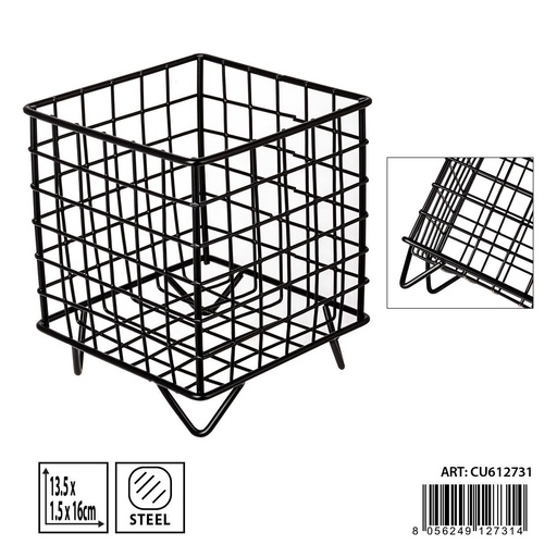 [0236774] Cesta multiusos 13.5x1.5x16 cm - Almacenamiento en cocina