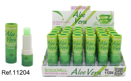 [8435433226413] Protector Labial de Cartón con Aloe Vera 24/U 11204 - Labiales y bálsamos de labios