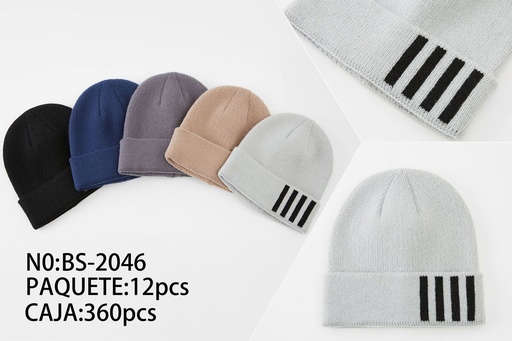 [BS2046] Gorro de hombre de una capa - Ropa de invierno