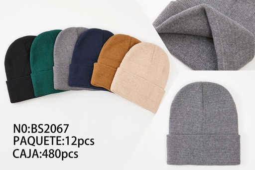 [BS2067] Gorro de hilo de algodón - Accesorios de invierno