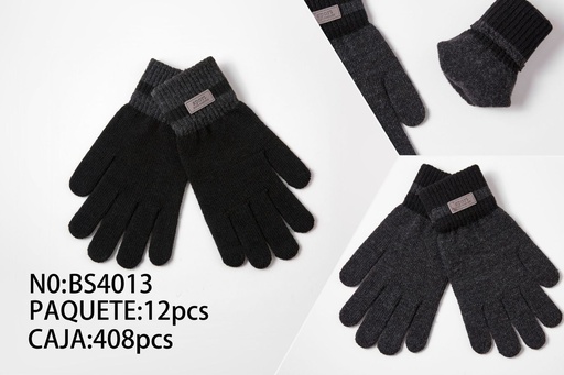 [BS4013] Guantes de lana para hombre - Accesorios de invierno