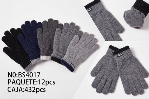 [BS4017] Guantes de niña con diseño de conejito - Ropa de invierno