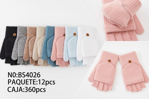 [BS4026] Guantes de tiras de alpaca - Ropa de invierno