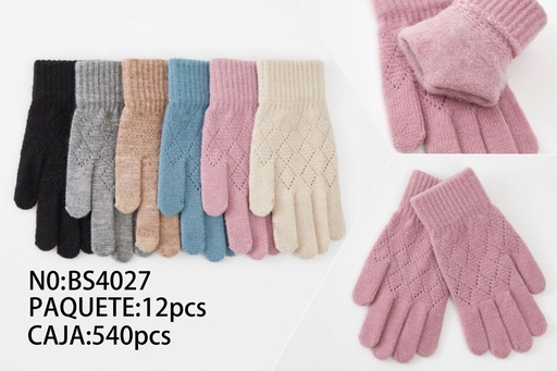 [BS4027] Guantes de alpaca - Accesorios de invierno