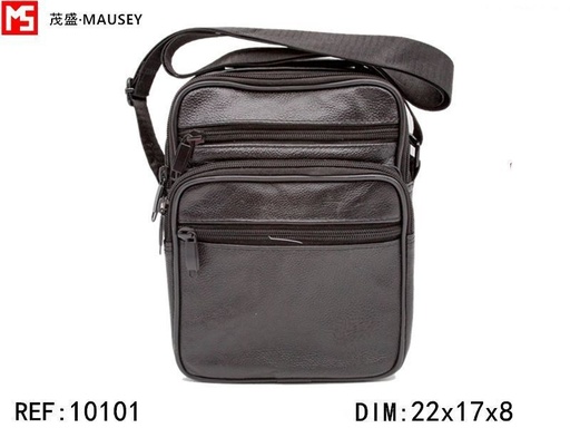 [10101] Bandolera de cuero mediana E11/F18/F19 - Bolso cruzado unisex