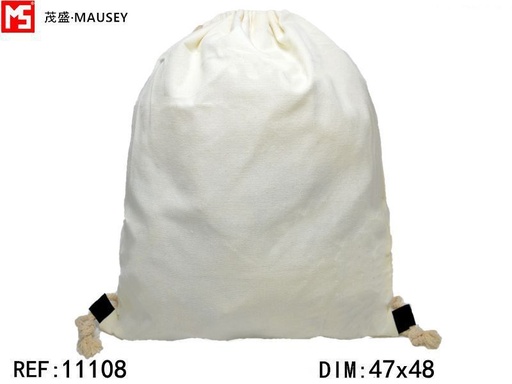 [11108] Saco mochila blanca E13/E07/M27 - Mochila