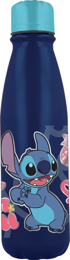 [75040] Botella de aluminio infantil 600 ml Stitch Palms - Botella de personaje