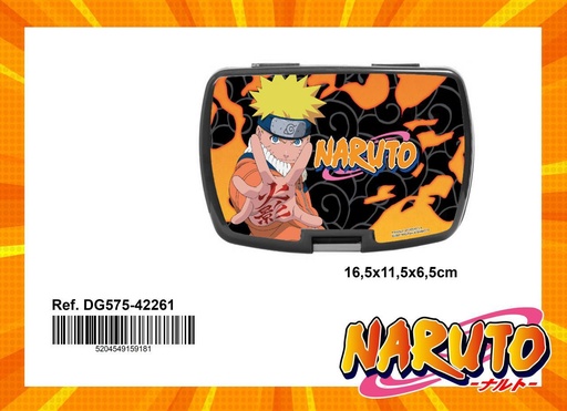 [DG575-42261] Contenedor de almuerzo Naruto - Tupper coleccionable