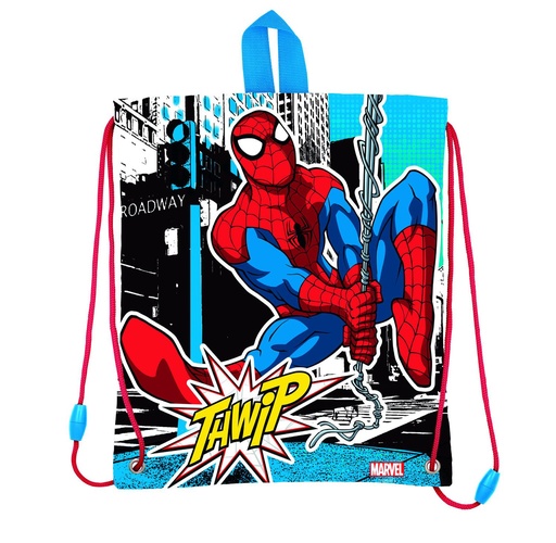 [51354] Bolsa de gimnasio Spiderman Streets 40x35 - Accesorios de deporte