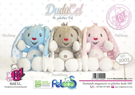 [2002] Peluche conejito Duducel 30 cm - Juguetes para niños