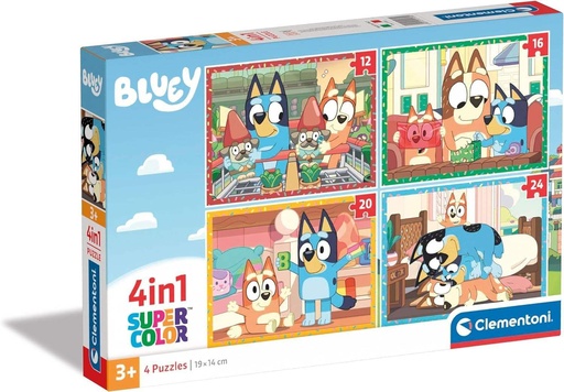 [21530.0] Cubo de Rubik 4in1 Bluey - Juguetes de puzzles