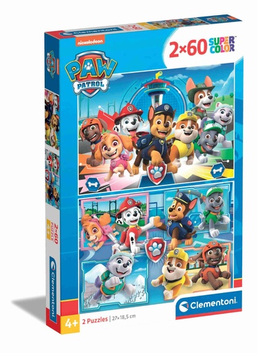 [21617.8] Puzzle de 2X60 Paw Patrol - Juguetes educativos