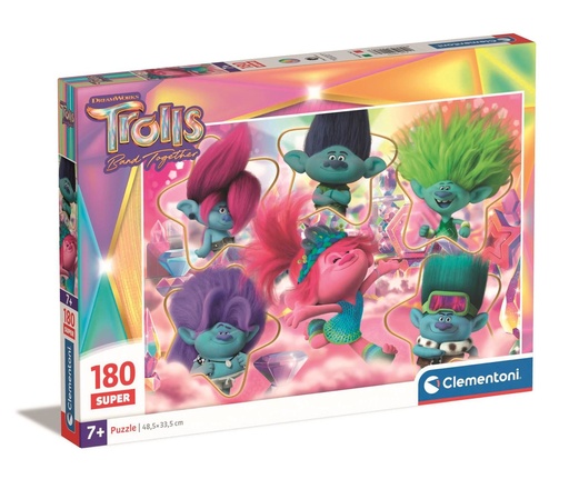 [29069.7] Puzzle de 180 piezas de Trolls 2023 - Juguetes educativos