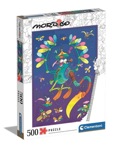 [35133.6] Puzzle 500 piezas Mordillo TBD, Clementoni - Juguetes