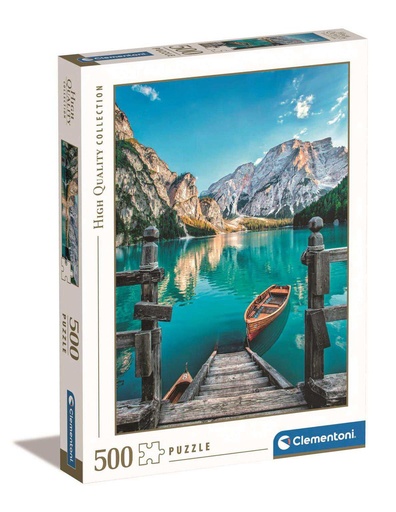 [35039.1] Puzzle 500 piezas Lago Braies, Clementoni - Juguetes