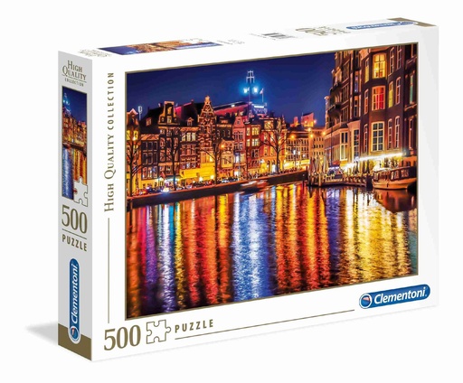 [35037.7] Puzzle 500 piezas Amsterdam, Clementoni - Juguetes