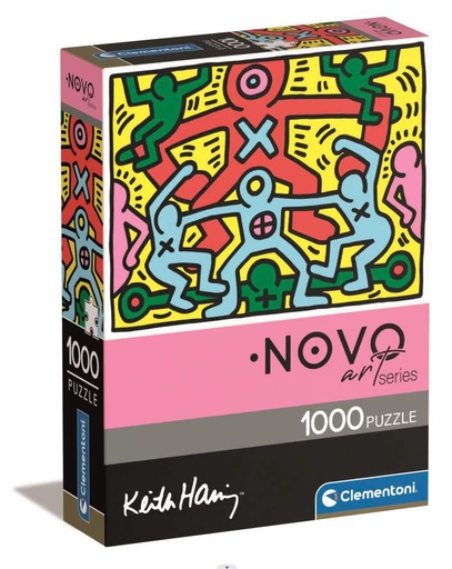 [39757.0] Juguete para niños - Puzzle 1000 “Haring - 3” - Clementoni