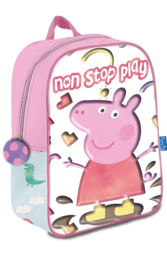 [402310] Mochila mediana 3D Peppa Pig Aquarelle - Mochilas