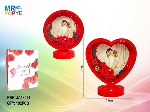 [JA18071] Juguete para niños - Marco de foto digital con luz LED (24) - Regalo de San Valentín