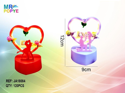 [JA18084] Estatuilla Love con luces - Decoración del Día de San Valentín