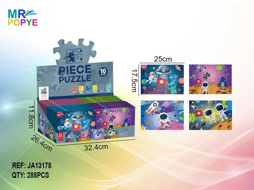 [JA13178] Puzzle universo de 24 piezas - Juguetes educativos y de diversión