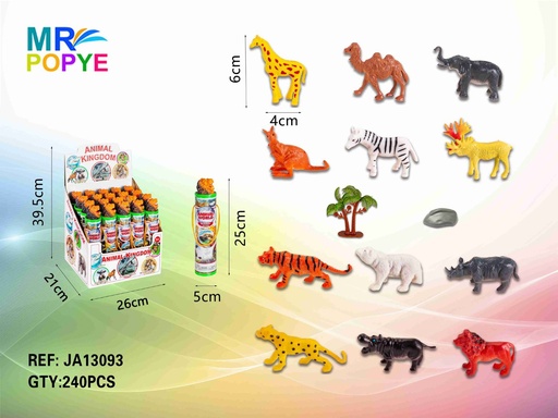 [JA13093] Juguetes de animales salvajes 12PCS - Figura de dinosaurios