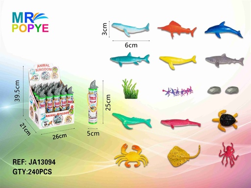 [JA13094] Juguetes de animales marinos 12PCS - Figura de dinosaurios