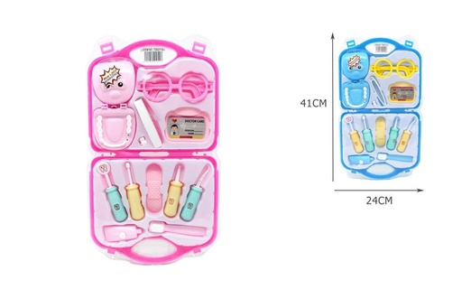 [TS70331] Caja de médico para niños 41x24 cm - Accesorios de juego de médicos