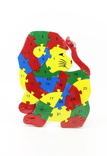 [TY358117] Puzzle de madera león 24x18 (48) - Juguetes de madera