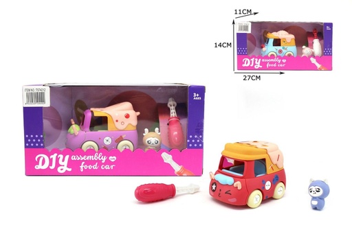 [TS74212] Coche DIY para niños 27x14x11 cm - Juguetes de automóviles