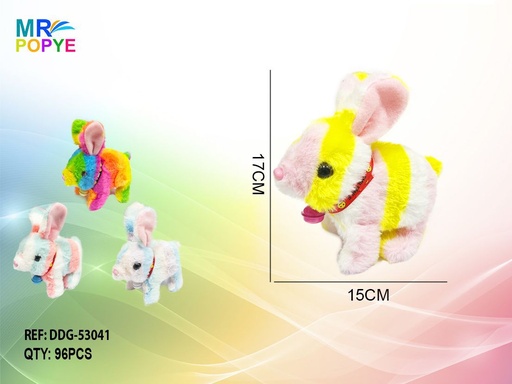 [DDG-53041] Juguete de peluche eléctrico Conejo musical 12