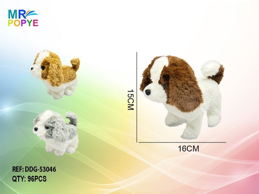 [DDG-53046] Perrito de peluche con música - Juguetes interactivos