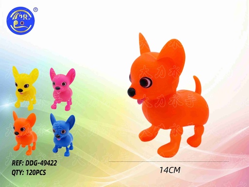 [DDG-49422] Juguete musical de plástico perro Chihuahua - Juguetes para niños